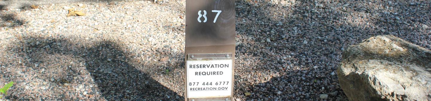 Site 87 Buckhorn campground
