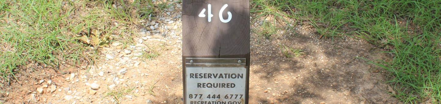 Site #46 Point Campground