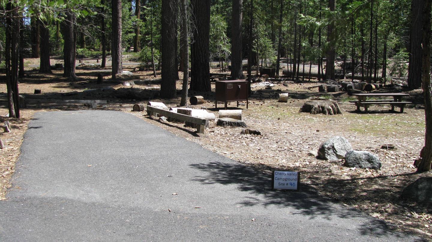 Cherry Valley Campground, Site #40