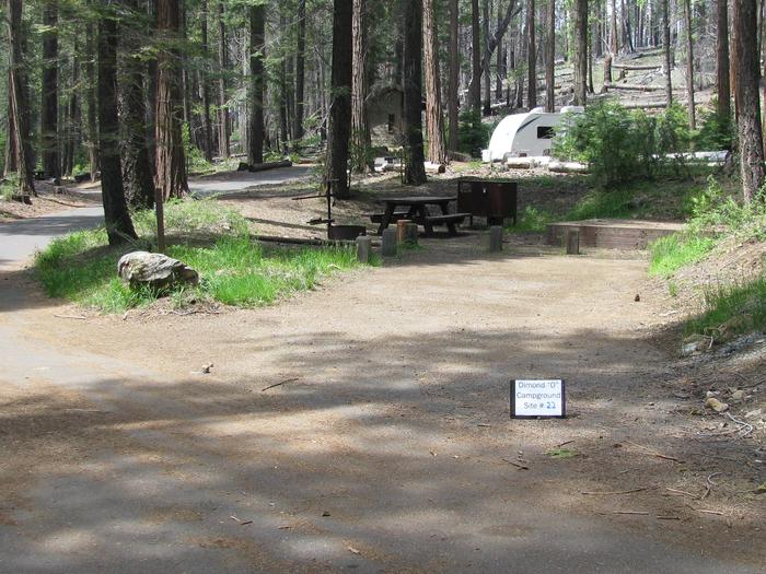 Dimond O Campground, Site #22