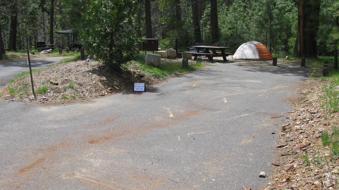 Dimond O Campground, Site #31