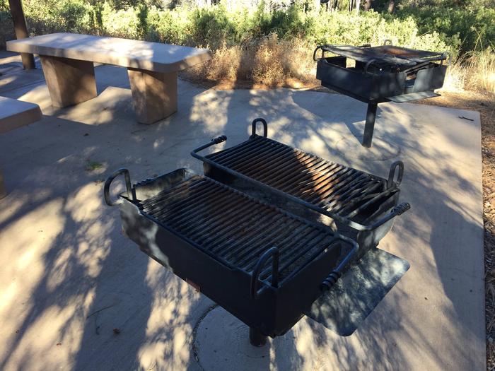 Large Grills2 large charcoal grills provided, bring your own wood or charcoal 