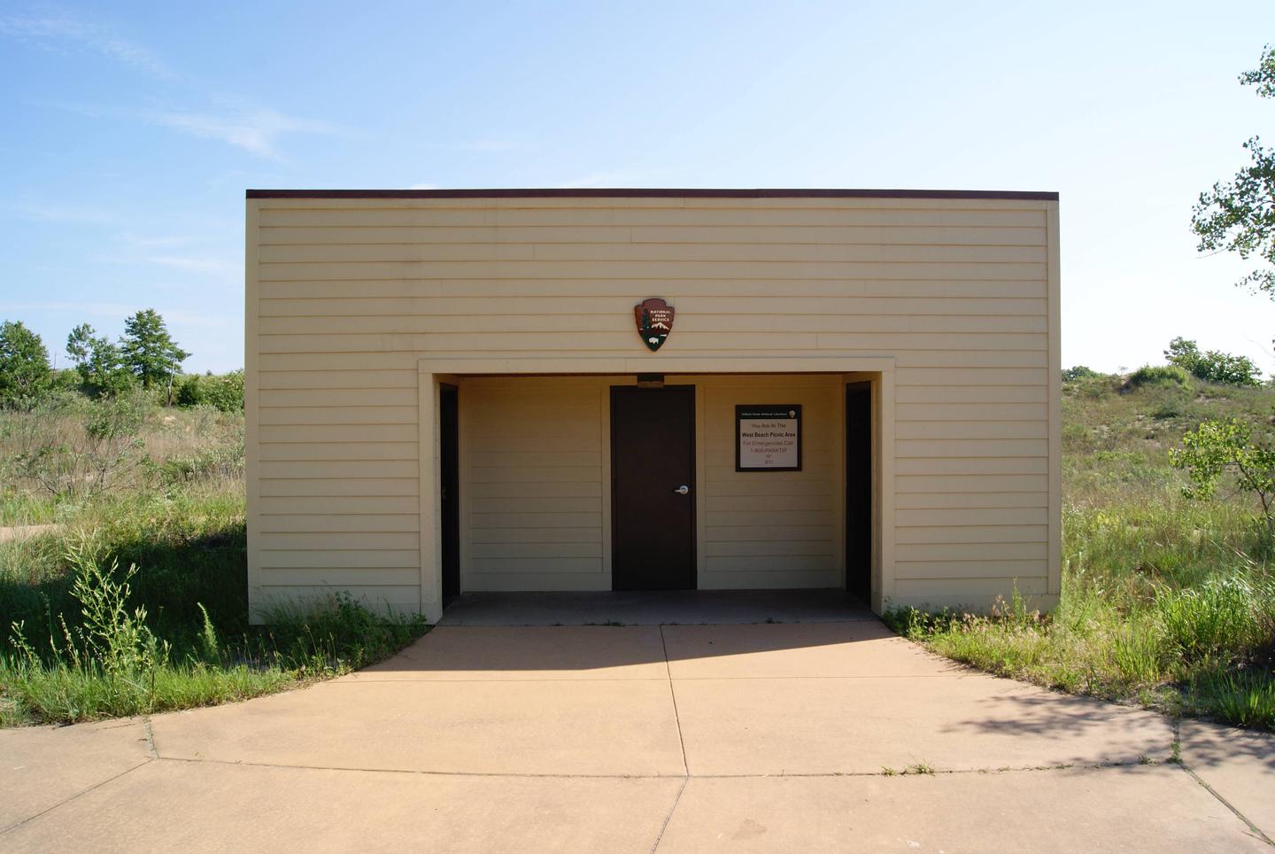 Bathroom for the West Beach Picnic Shelters