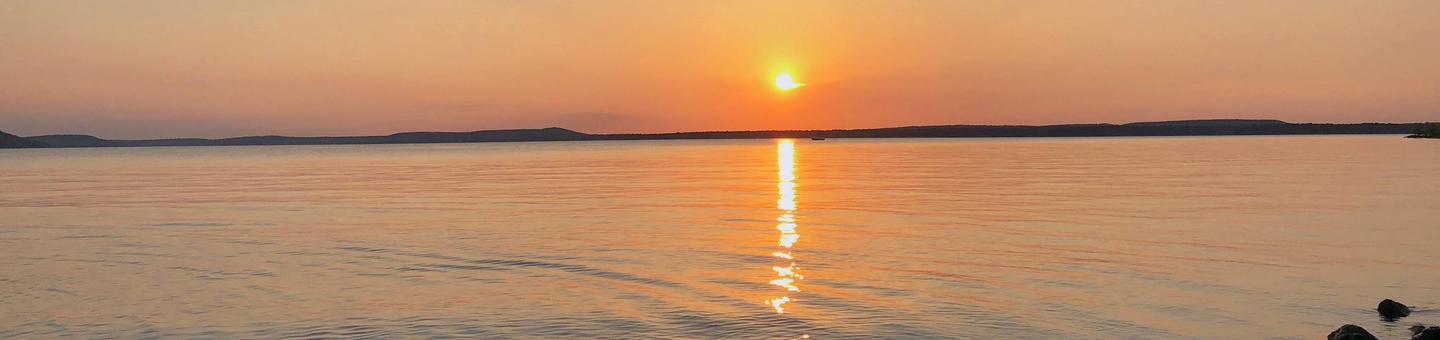 Lady Bird SunsetSunset over Lake Eufaula