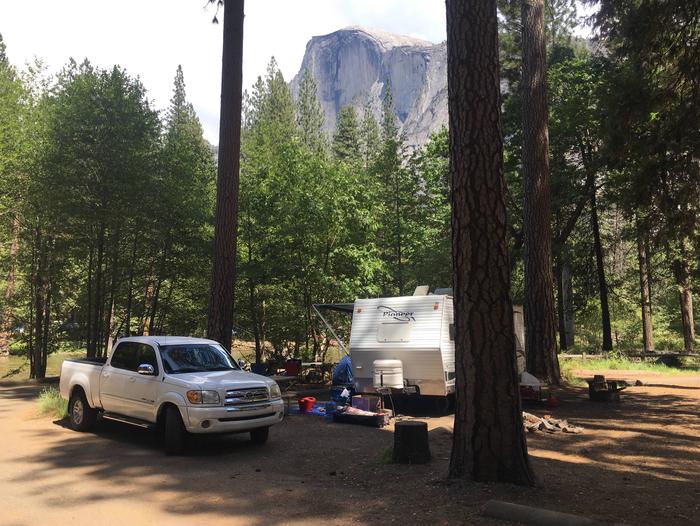 Yosemite National ParkLower Pines campsite