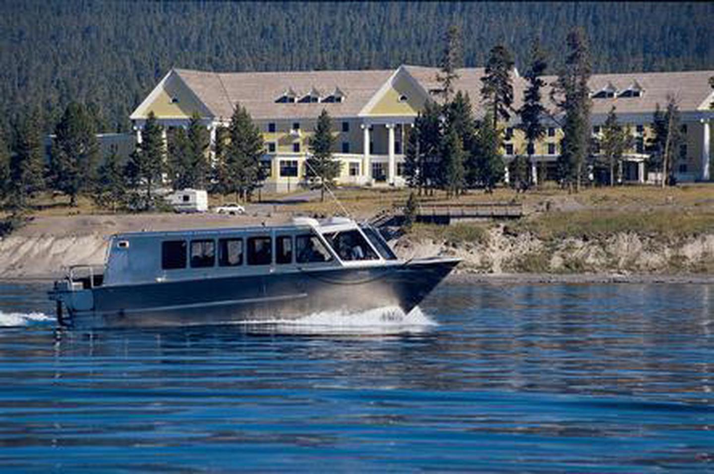 Scenic Cruise If renting a boat isn't your speed, the Yellowstone Lake Scenicruise offers a one hour tour of the lake's history and natural flora and fauna.