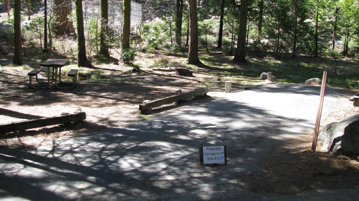 Pinecrest Campground Site C19