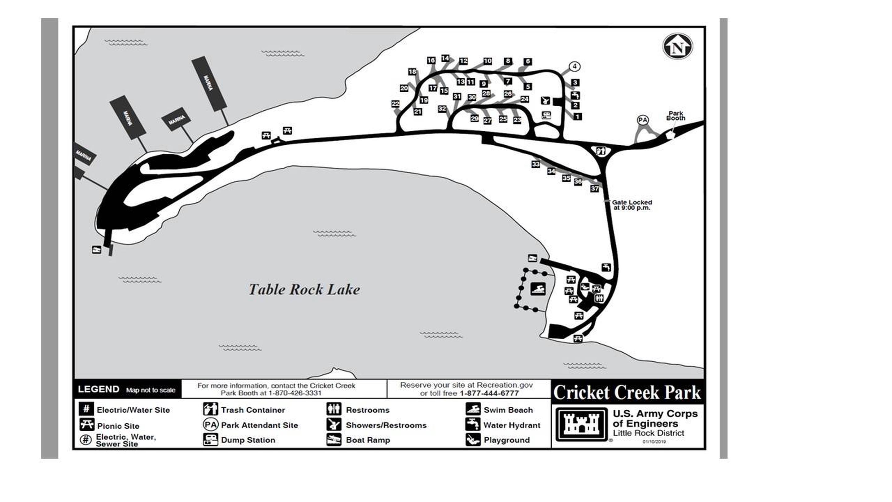 Cricket Creek Table Rock Lake Recreation Gov