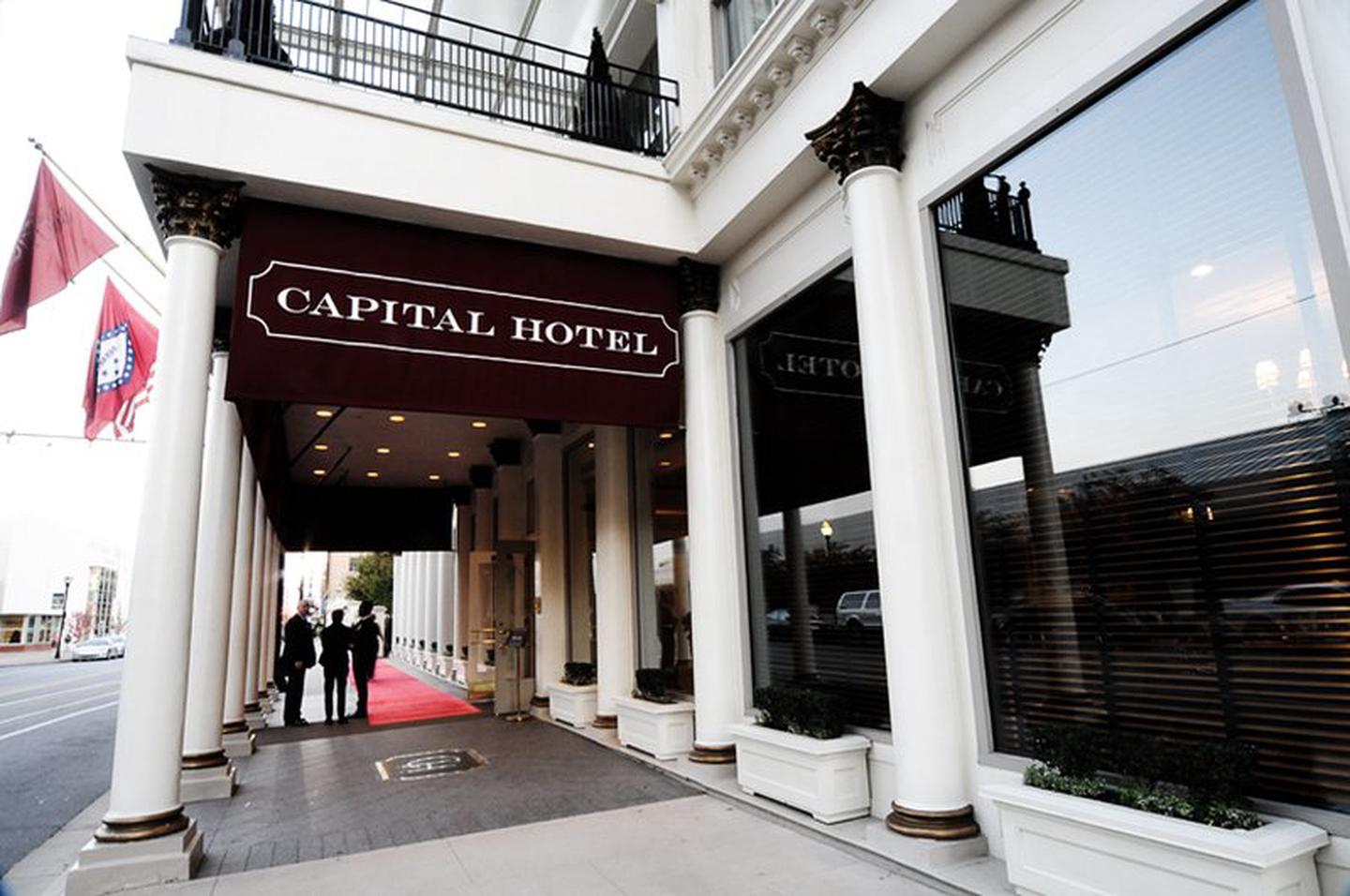 Capital HotelThe landmark hotel in Little Rock hosted many political and historic personages, including President Ulysses S. Grant. In fact, legend says that the Capital's unusually large elevator was built to allow Grant to take his horse to his hotel room.