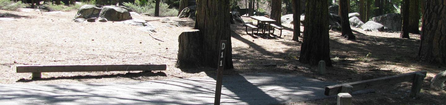 Pinecrest Campground Site D11