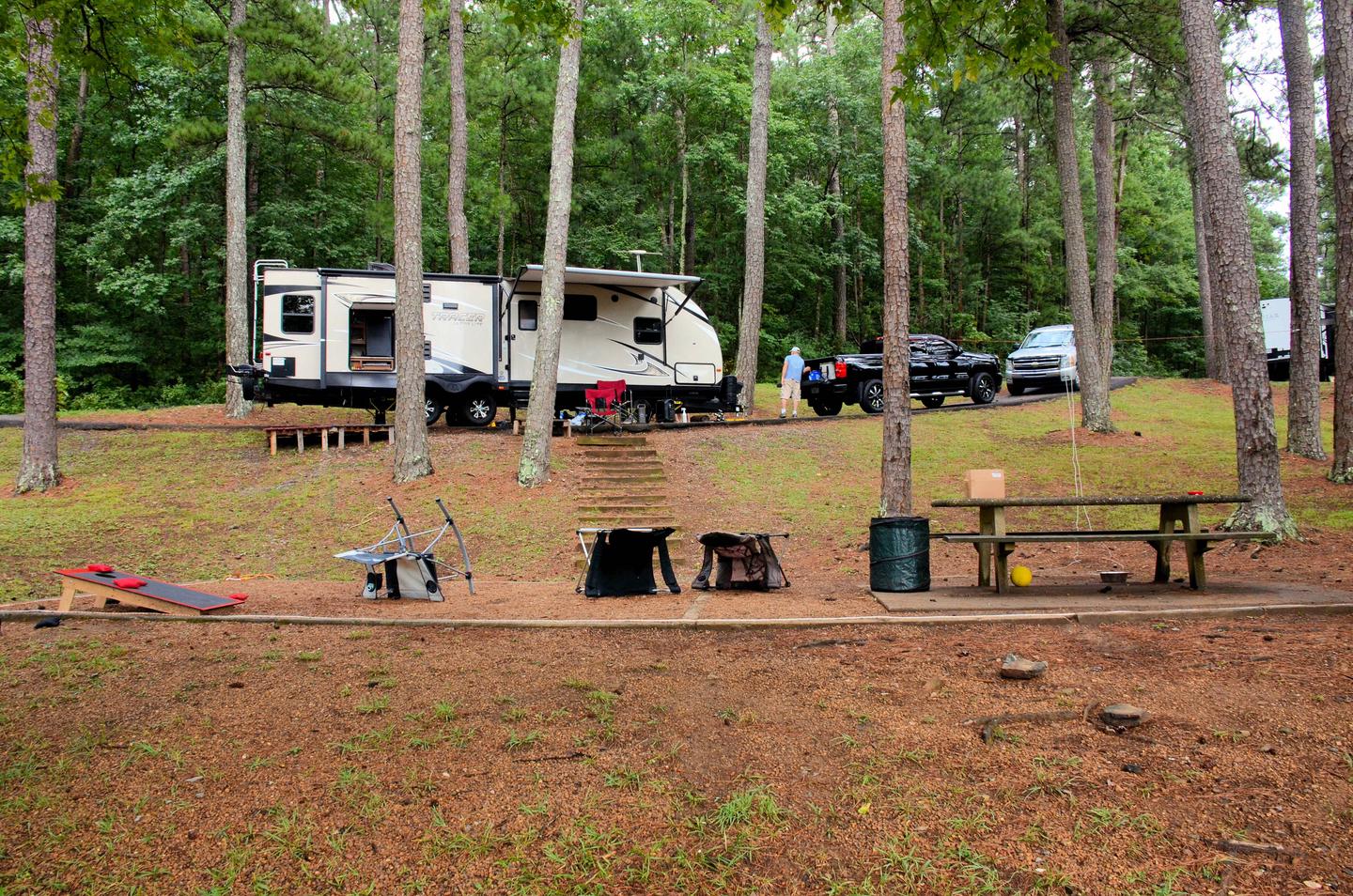 Campsite view-2.Old 41 #3, campsite 041.