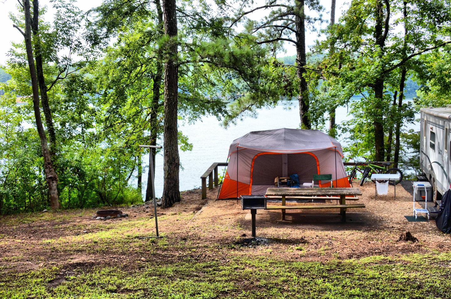 Campsite view-3.Old 41 #3, campsite 046.