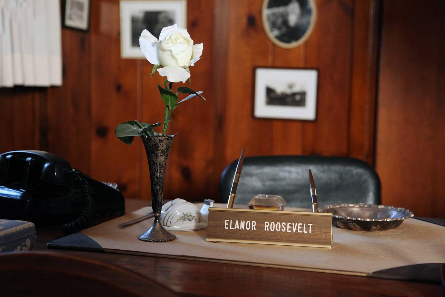 Mrs. Roosevelt's desk