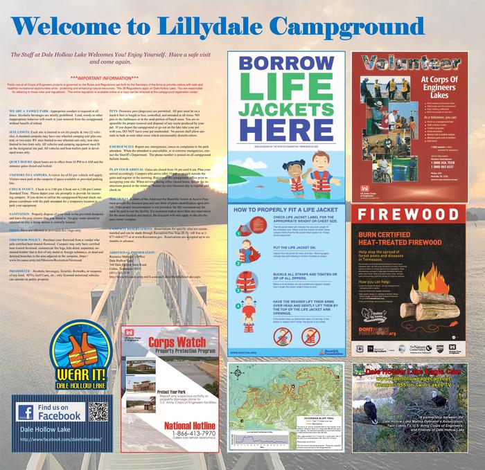 LILLYDALE CAMPGROUND BULLETIN BOARD SIDE A