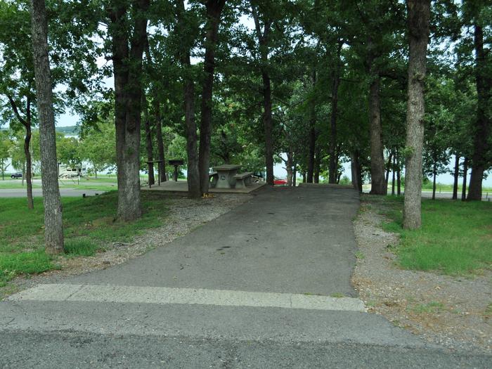Site 76 has excellent shade and a level asphalt drive.Site 76 - Taylor Ferry