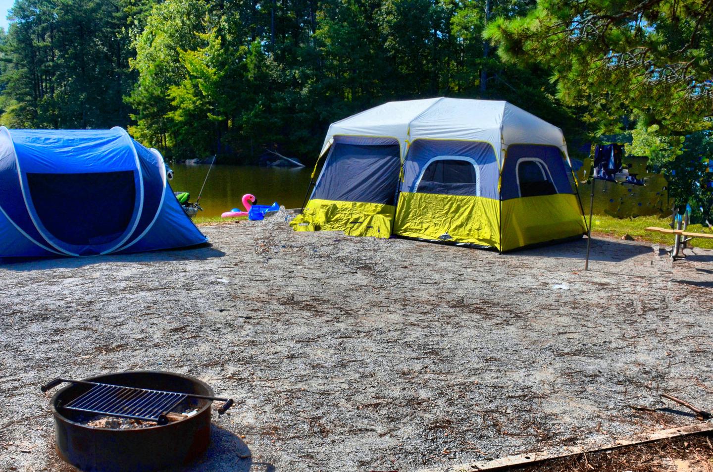 Campsite view-2.Payne Campground, campsite 47.