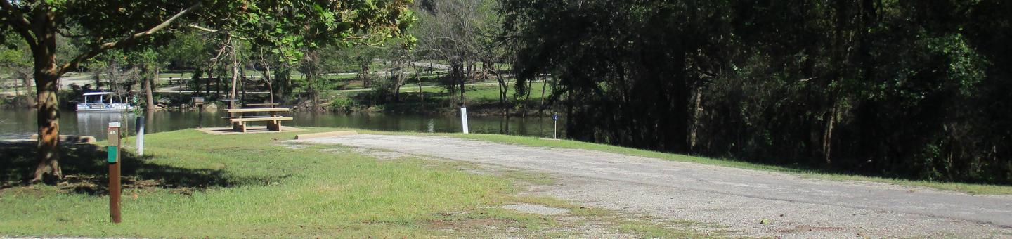 Site 45 - Rocky PointSite 45 offers a long asphalt drive with easy access to the water.