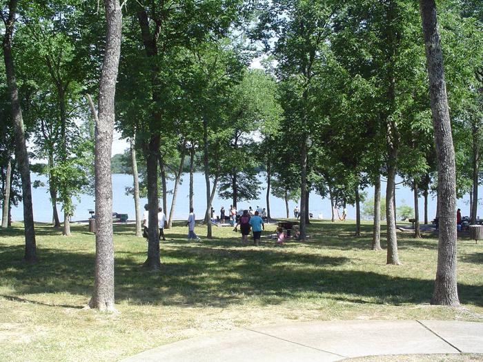 Picnic sites at Anderson Road Day Use