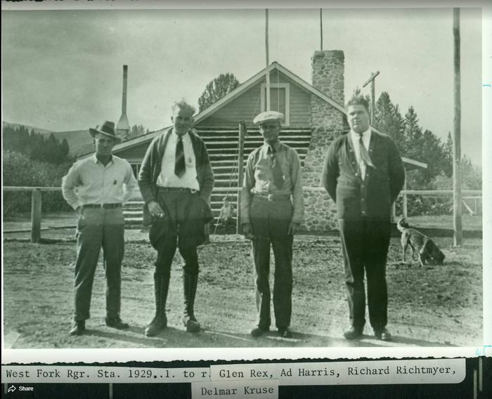 1929West Fork Guard Station 1929