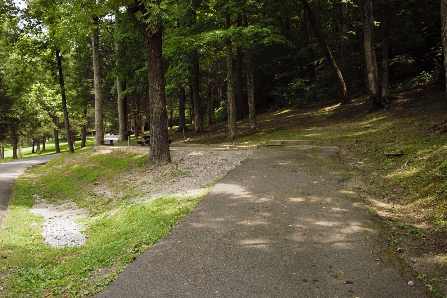 OBEY RIVER PARK SITE #120 PAVED INCLINE FOR PARKING