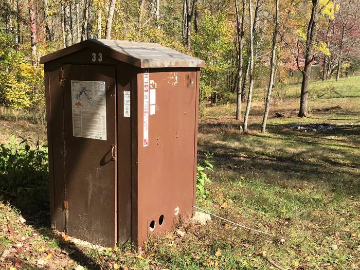 33 TAYLOR'S FORD PIT TOILET FALL 2019 33 TAYLOR'S FORD