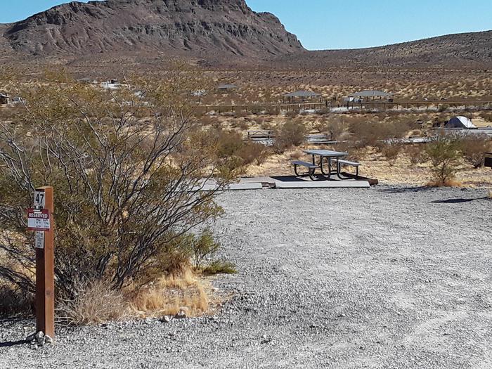 Red Rock Canyon Campground Standard Site No shade shelterRed Rock Canyon Campground Standard Site  No shade shelter