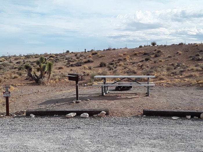 Red Rock Canyon Campground RV Site 3Red Rock Canyon Campground RV Site 3- Nearby  Vault toilet, Grill,  Parallel park .No Shade Shelter , tent pad or fire pits.