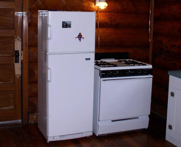 Propane Stove and Refrigerator