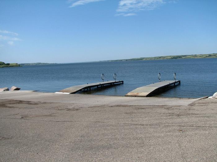Beaver Creek Recreation Area Boat RampBeaver Creek Recreation Area has a 3 lane boat ramp with 2 docks in the campground for quick easy access on and off of Lake Oahe.