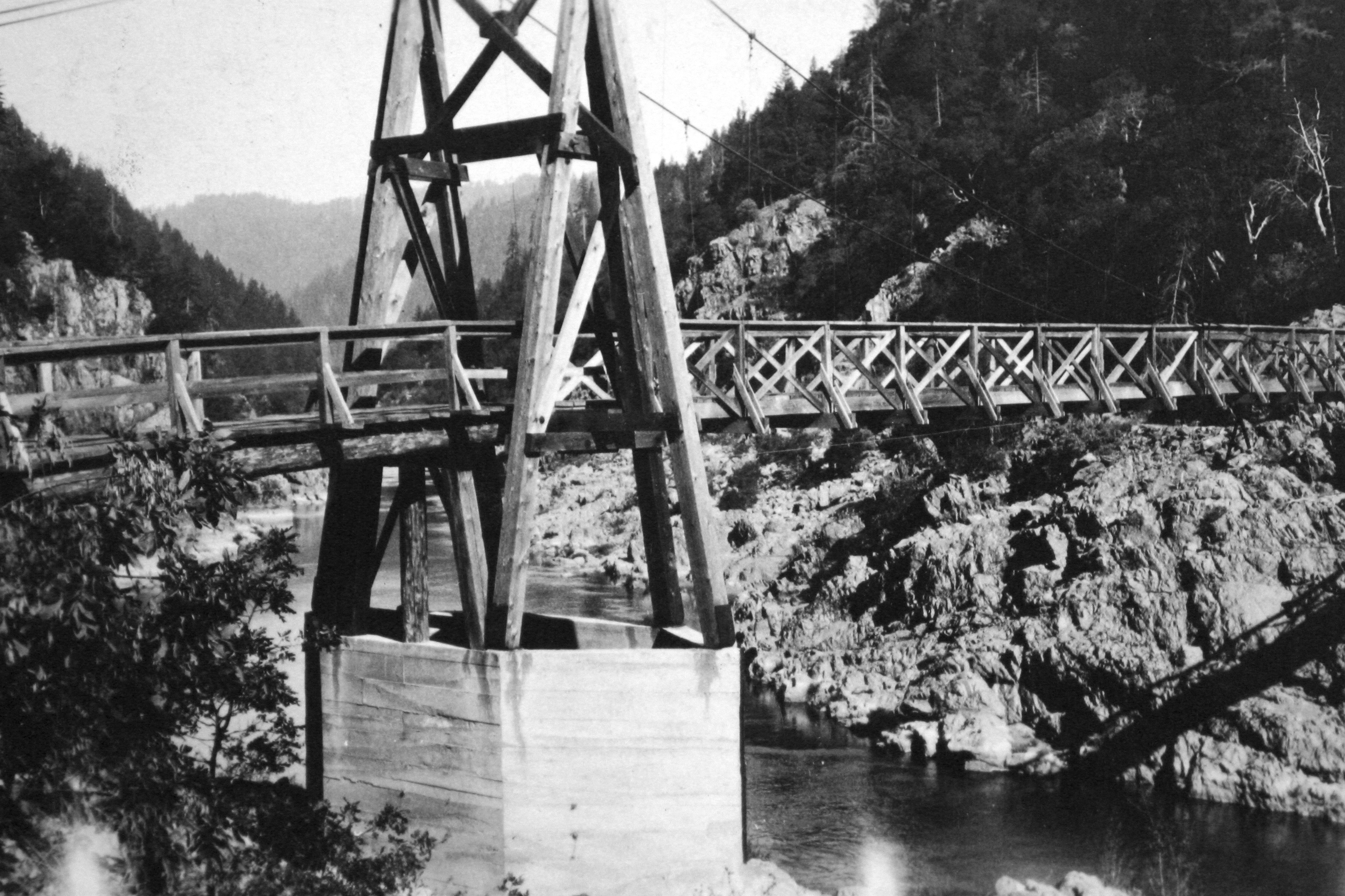 Sanderson's Bridge before washout