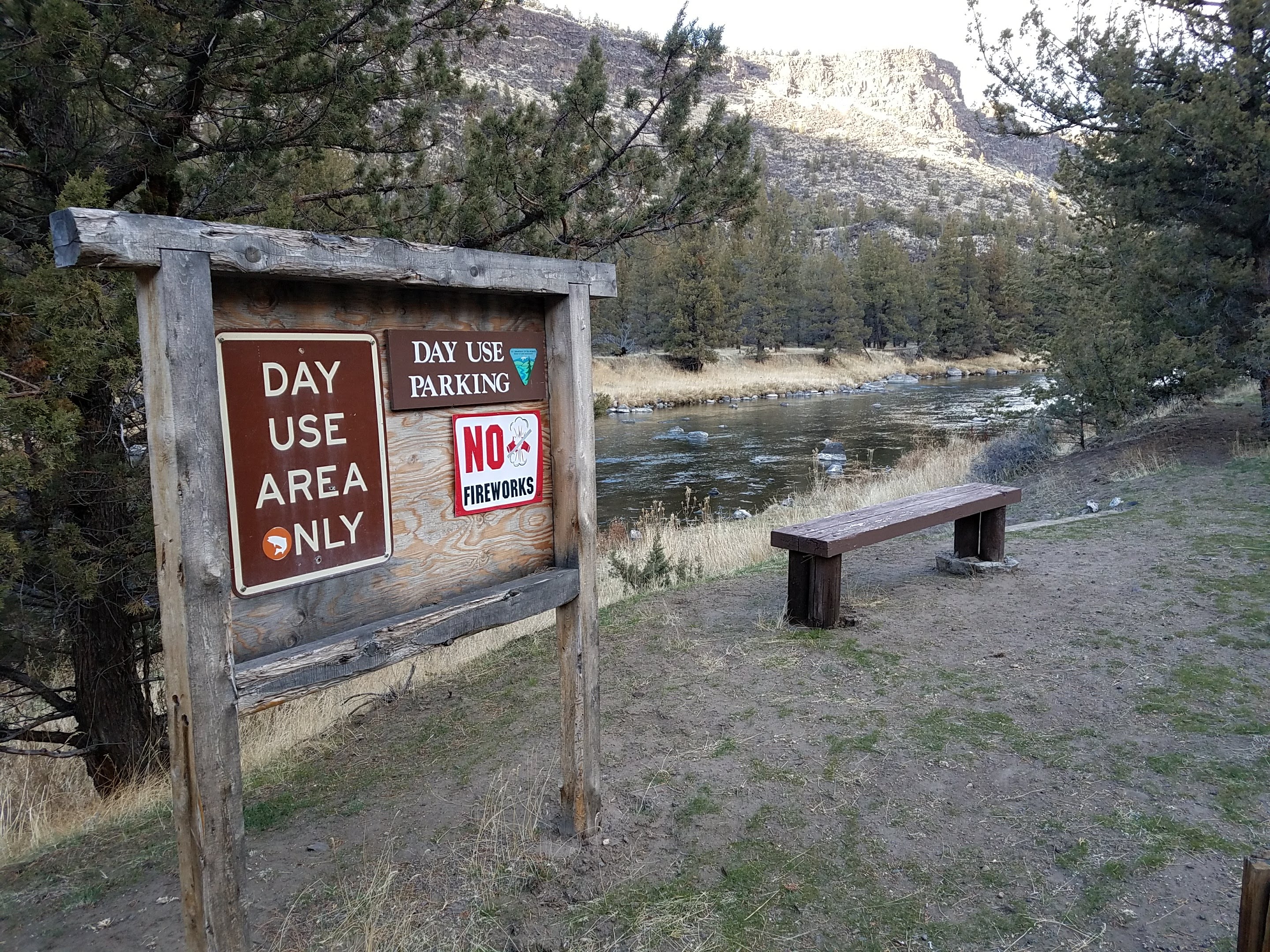 Crooked River Access at Greenwood Day-Use Area