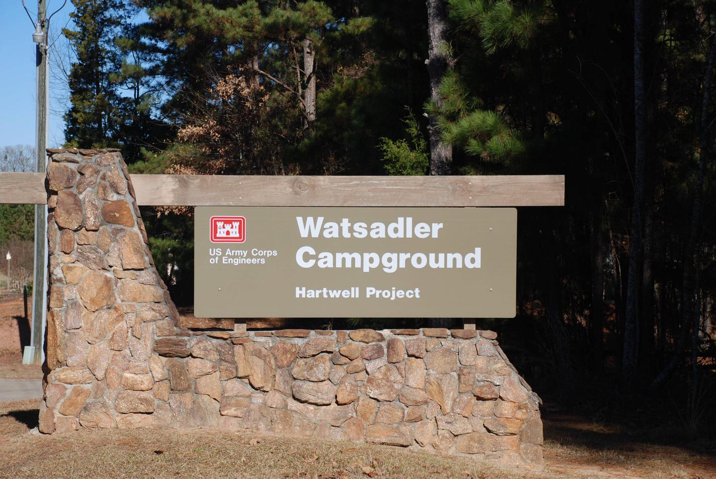 Watsadler entrance sign