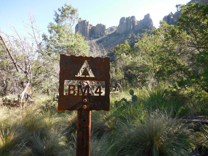 Trail to BM-4 campsiteLocated along the Pinnacles Trail.