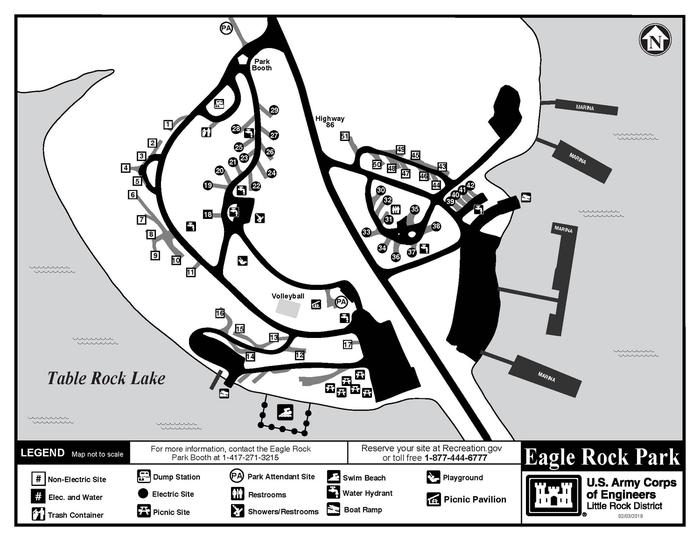 EAGLE ROCKCurrent 2019 Park Map