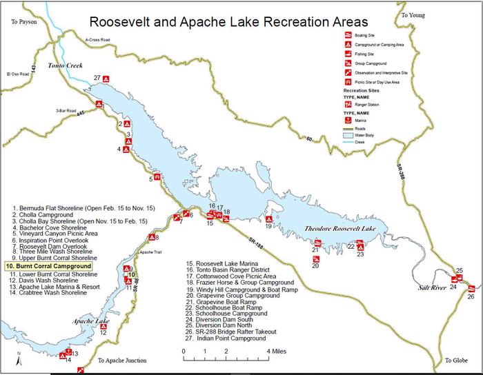 Roosevelt and Apache Lake Recreation AreasTonto Basin, AZ
