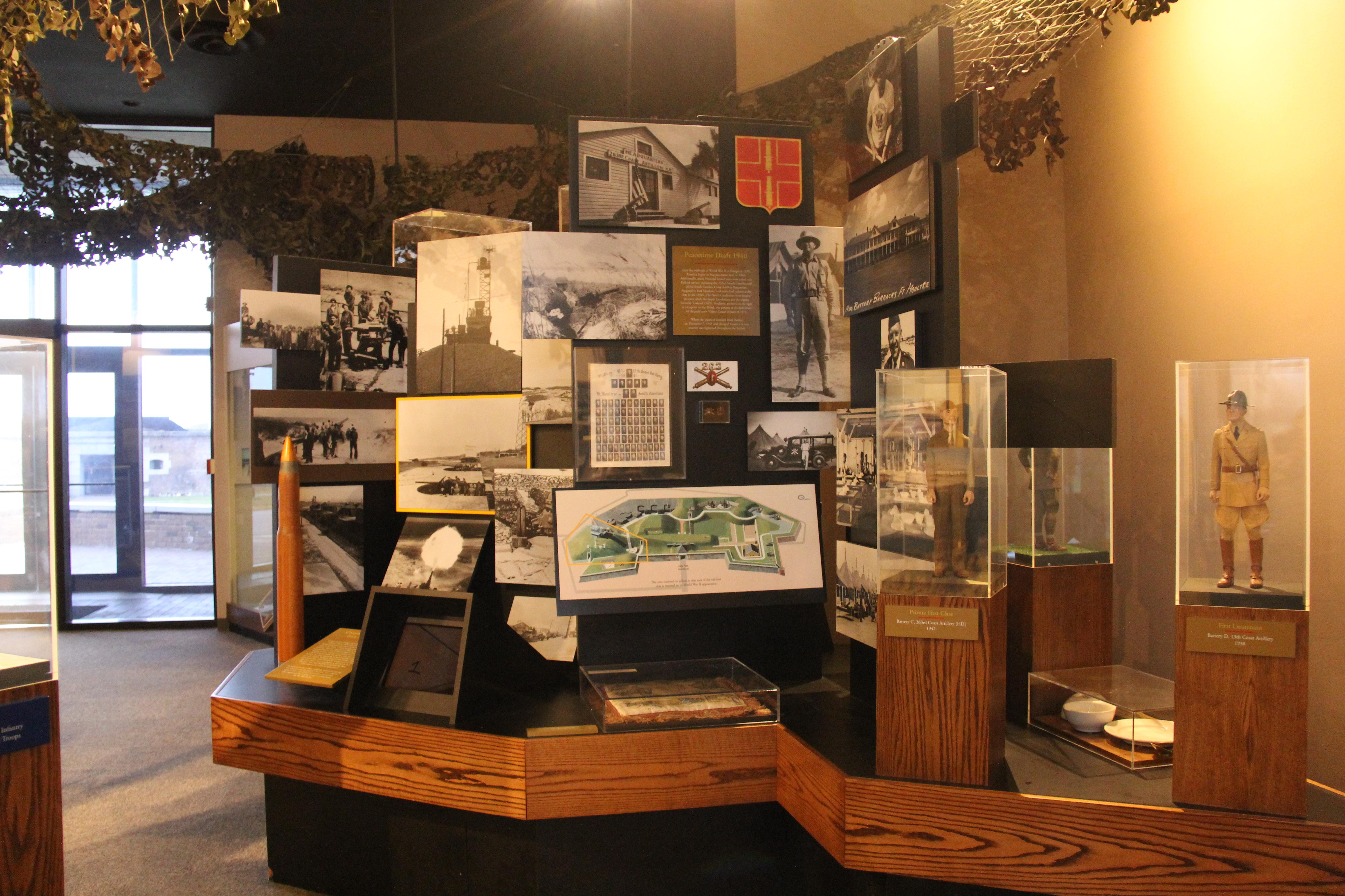 Fort Moultrie Visitor Center World War II Exhibit