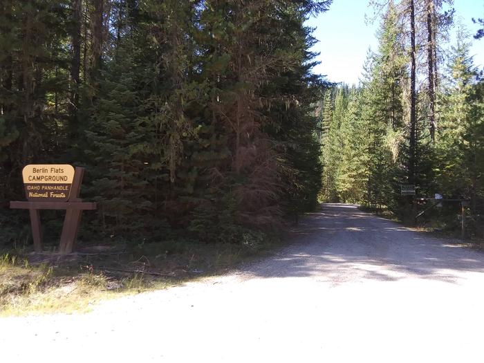 Berlin Flats Campground Entrance