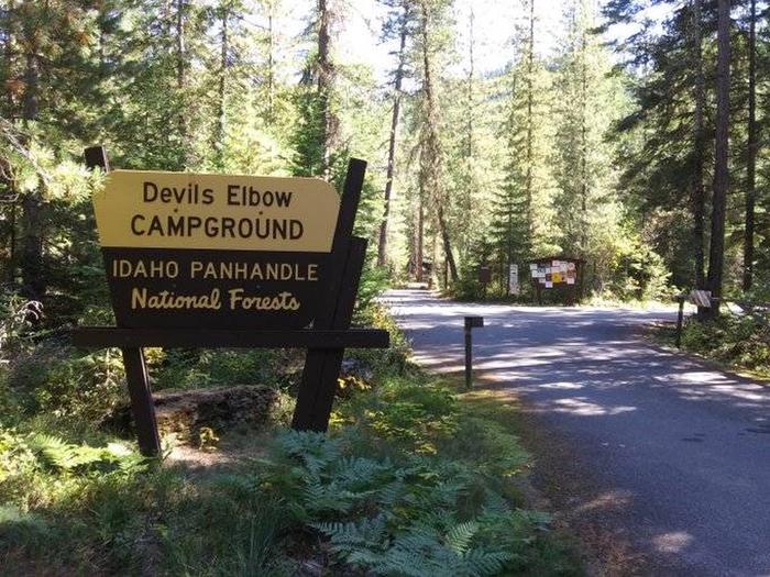 Devil's Elbow Campground Entrance
