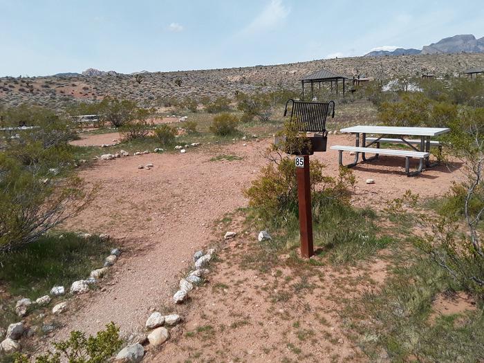 site 85-walk-to with parking 100 ft No Shade Structure or Fire pitsmall tent site with a bbq grill and a picnic table
hike in from parking lot number 85
walk-to with parking 100 ft No Shade Structure or Fire pit