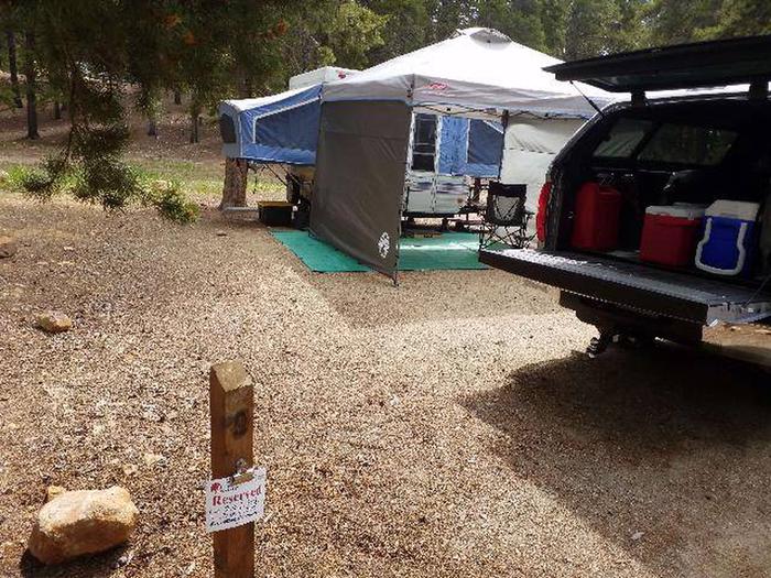 Baby Doe Campground, site 9 marker