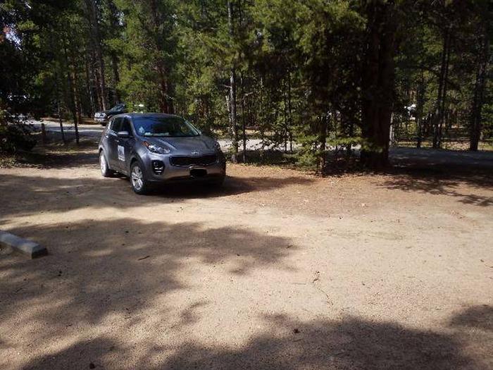 Baby Doe Campground, Site 24 parking