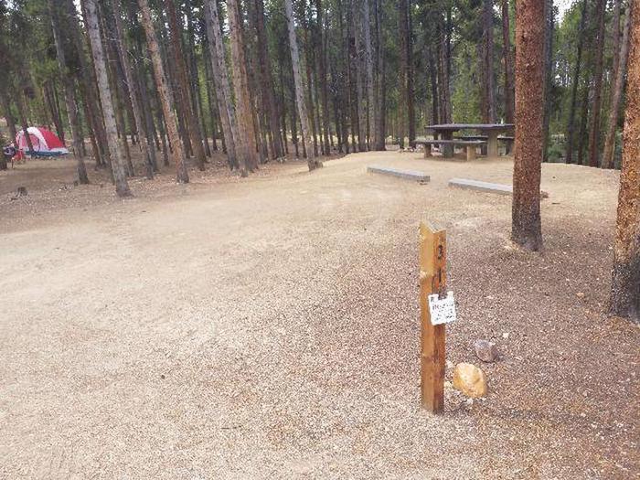 Baby Doe Campground, Site 31 marker