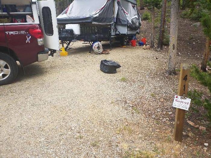 Baby Doe Campground, Site 41 marker