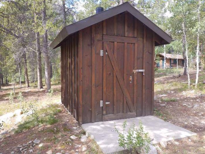 Crescent Mining Cabin Vault toilet
