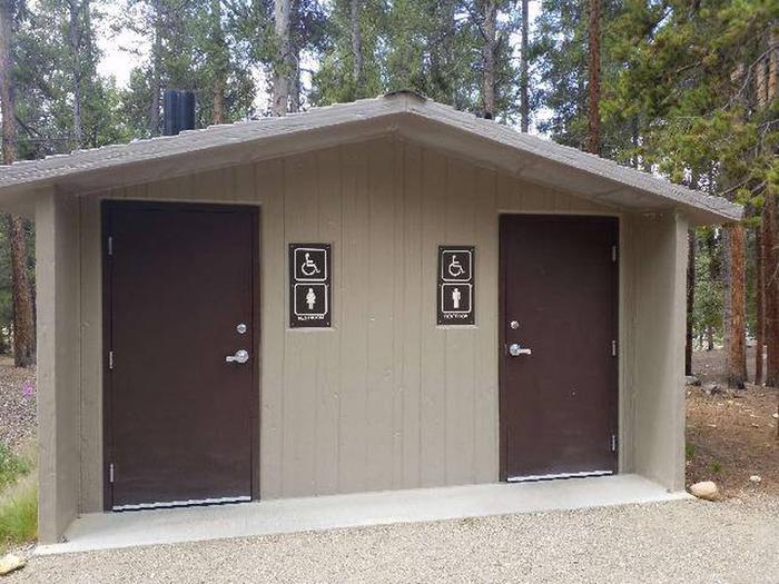 Baby Doe Campground, Vault toilet