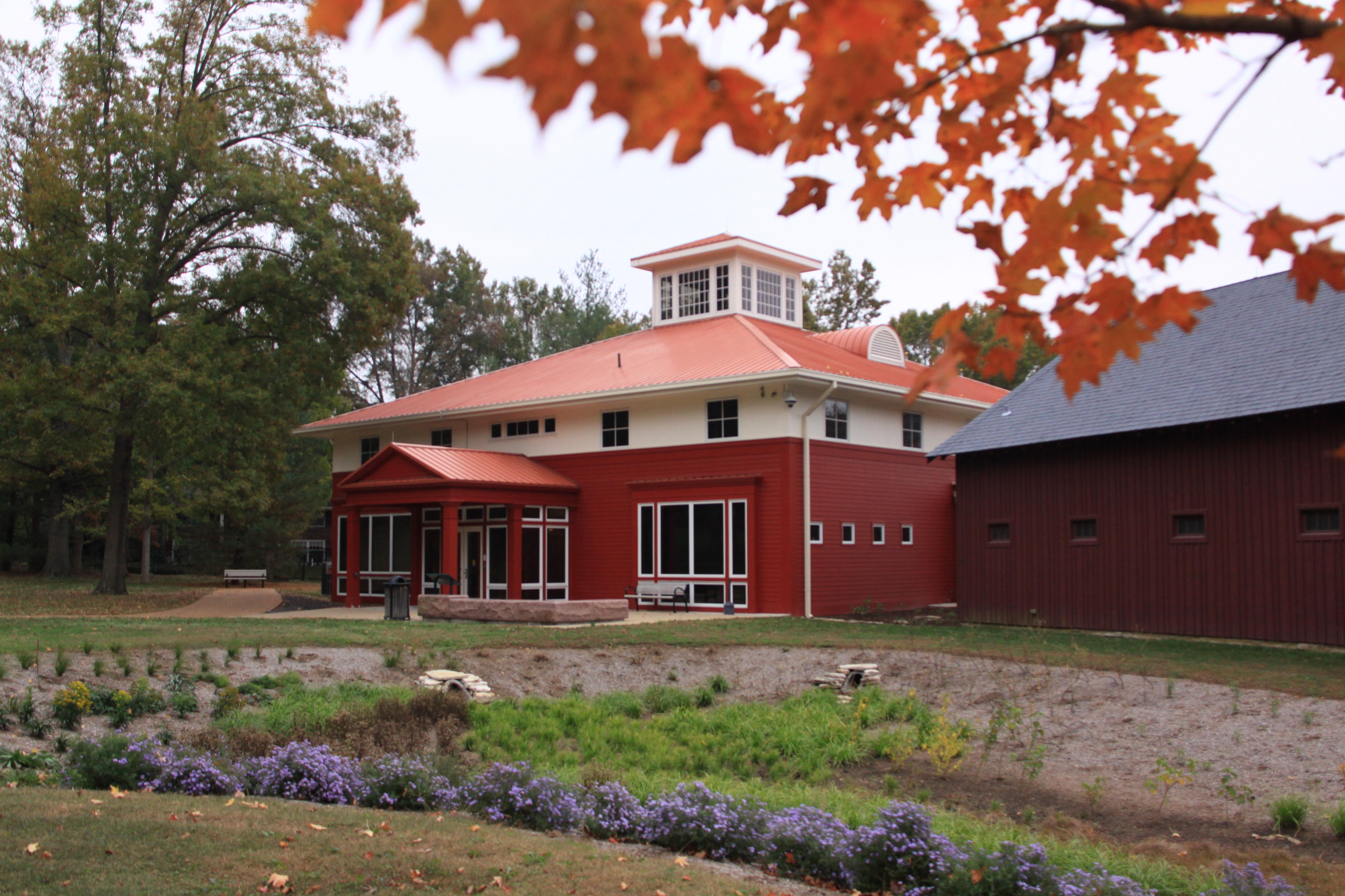 Visitor Center and Rain Garden