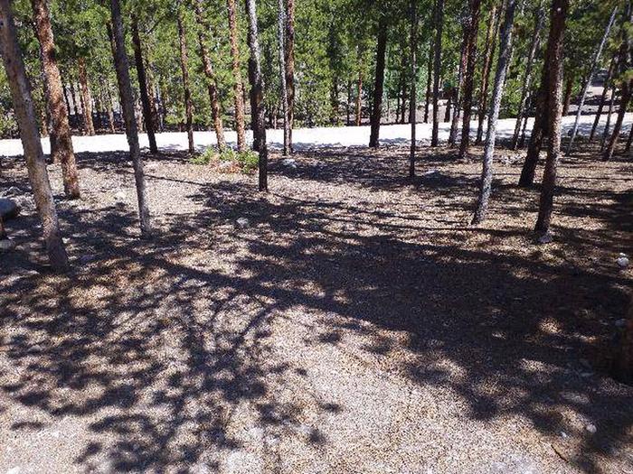 Lakeview Campground, site A10 view 1