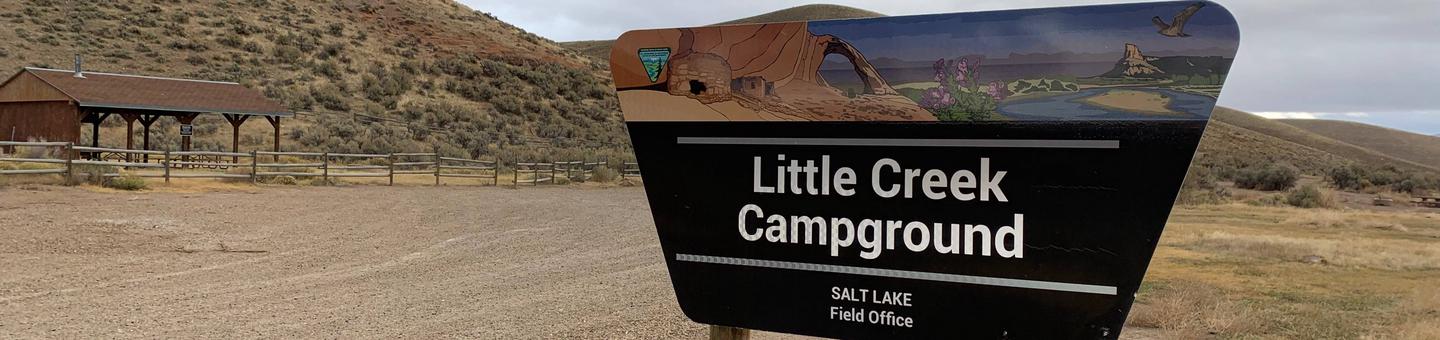 Entrance to Little Creek Campground