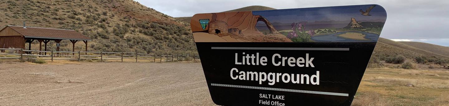 Entrance of Little Creek Campground