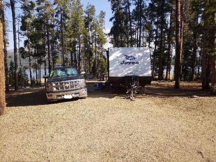 Molly Brown Campground, site 12 parking